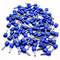 TULEJKA KABLOWA IZOLOWANA PODWÓJNA 2x0,75mm TULEJKI PODWÓJNE 0,75mm 100szt