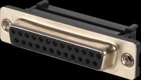 114-25-2-10-00-60 D-SUB socket, 25-pin, for IDC ribbon cable