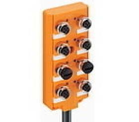 Koncentrator aktuator/sensor z wskaźnikiem LED górne porty 8-portowy gniazda M12 4-polowy ASB 8/LED 5-4-331/5 M
