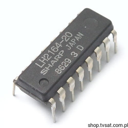 LH2164-20 NMOS DRAM Memory 64kBit DIP16 SHARP