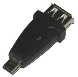 PRZEJ. WTYK MINI USB 5P/GN.TYP A