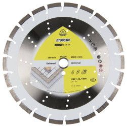 Klingspor 334050 DT 900 UX Special Tarcza tnąca diamentowa Średnica 400 mm Średnica otworu 20 mm Beton, uniwersalny, Mat