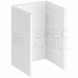 Łącznik prosty BKK 25x25mm biały NEKU