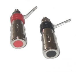 Gniazdo banan ze sprężyną 2 szt