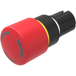 EAO 45-2D36.1820.000 EAO Series45 E-Stop Actuator Illum Twist D30 Ma Plastic
