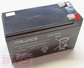 Akumulator żelowy AGM 12V / 9Ah, konektor 6,4mm