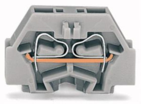 2-wire end terminal, spring-clamp connection, 0.08-1.5 mm², 1 pole, 18 A, 6 kV, blue, 260-324