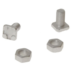 ALM GH004 Square Glaze Bolts &amp; Nuts Pack of 20