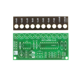 10-diodowy wskaźnik poziomu audio dB - PCB's do projektu AVT 1650