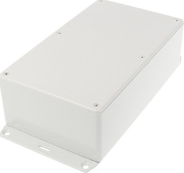 ABS enclosure, (L x W x H) 191 x 110 x 61 mm, light gray (RAL 7035), IP54, 1591EF2SGY