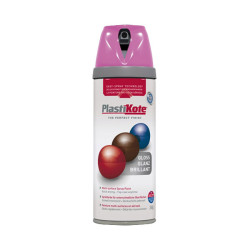 PlastiKote 440.0021113.076 21113 Colour Twist &amp; Spray Gloss Pink Burst 400ml