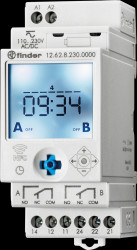 12.62.8.230.0000 Type 12.62 - Digital timer clock, 2 channel