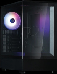 P10 Black Zalman P10 PC housing, tempered glass, mATX