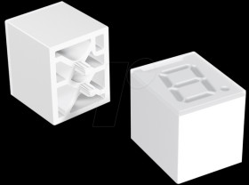 22.741.001 7-segment display, 11x9x9.7 mm, digits 7.62 mm