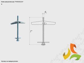 M 4x75 kotwa spężynowa (50szt)