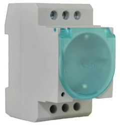 Gniazdo schuko bez LED, jedno podejście na przewody, T0-7160-80005915