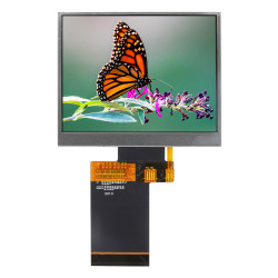 Kolorowy wyświetlacz LCD 3.5cal Transmisywny IPS TFT 320 x 240pikseli LED Backlight RGB I/F Nie NEWHAVEN DISPLAY