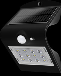 LED solar wall light, 1.5 W, 220 lm, 3000 K, 120°, 48873