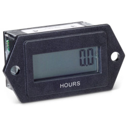 Trumeter 3410-0000 LCD Hour Mtr 10-300VDC / 20-300VAC 2-Hole Mount
