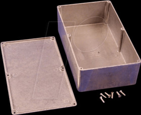 1590R1 aluminum casing, 1590 R, 191,8 x 111,6 x 61 mm, aluminum