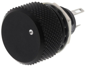 Potencjometr 2.2kΩ typ Obrotowy Vishay średnica wału 16 mm 1W długość wału 9.4mm średnica 16mm Montaż panelowy