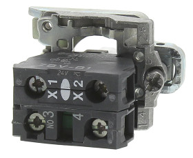 Blok stykowy i uchwyt Schneider Electric Harmony XB4 blokada Blok stykowy i świetlny SPST 24V ac/dc LED, przyłącze