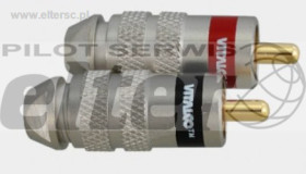 Wtyk cinch/RCA 5,6mm RW201 Vitalco skręcane