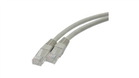 Patchcord Utp Kat.6 Kabel Sieciowy Lan 2X Rj45 Linka Szary 2M
