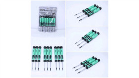 Zestaw Wkrętaków Precyzyjnych Esd Ze Stali Cr-Mo-V 9Szt Sd-0839