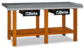 Stół warsztatowy szer. 2000mm Nie maks. obciążenie: 1200kg Stół warsztatowy Metal wys. 930mm