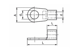 Końcówka kablowa oczkowa LZ 10/6 (100szt) TOKMZ0100000601 RADPOL