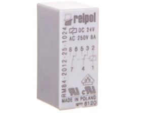 Przekaźnik miniaturowy 2P 24V DC PCB w obudowie RM84-2012-25-1024 600344