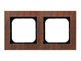 SONATA PRESTIGE Ramka 2 podwójna drewniana 6 mm drewno R-2RW/34 OSPEL