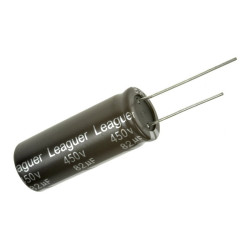 KONDENSATOR 82uF 450V 105C RTXZ 16x40mm Leaguer