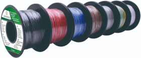 PVC-stranded wires kit, 0.75 mm², black/white/red/blue/brown/gray/green-yellow, outer Ø 2.2 mm, 19011CA088