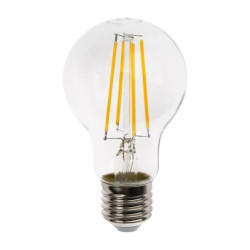 Żarówka LED E27 A60 7W = 60W 806lm 3000K Ciepła 360 Filament GOLDLUX (Polux)