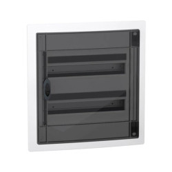 Rozdzielnica PrismaSeT XS 2x18 PSXS-2-18-PT-P podtynkowa drzwi przezroczyste IP40 IK09 LVSXP218