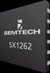SX1262IMLTRT LoRa® transceiver, SX1262, +22 dBm, 150-960 MHz, QFN-24