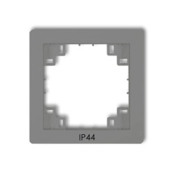 Ramka pośrednia do łączników IP44 szary mat 27DRPH