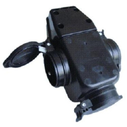 Gniazdo IP44 TRACON potrójne TICS-A4F