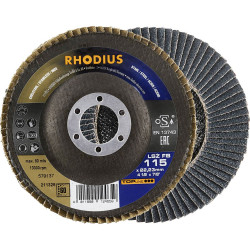 Rhodius 211328 Flap disc 115 mm 22.23 mm Stainless steel 1 pc