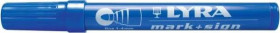 Marker Permanentny wodoodporny Lyra okrągły niebieski 4020051