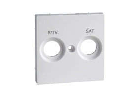 MERTEN Płytka czołowa RTV/SAT do gniazd antenowych B.A. S.M. biała MTN299825 SCHNEIDER ELECTRIC