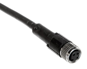 Przewód przyłączeniowy 10m z gniazdem kątowym 3P FIELDBUS M8 S/A AB-C3-10,0PUR-M8FS 22260219