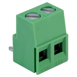 CamdenBoss CTB0158/2 2 Way 5.08mm Pitch 90&#xB0; Interlocking Terminal Block 20A