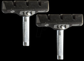 Professional cantilever brake shoes, 2 pcs.