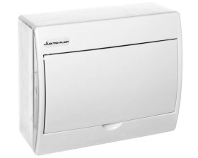 Rozdzielnica modułowa 1x8 natynkowa IP40 RN-8/B Fala (N+PE) 7.12