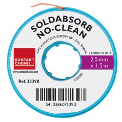 SOLDABSORB plecionka do odsysania cyny 2,5mm 1,5m
