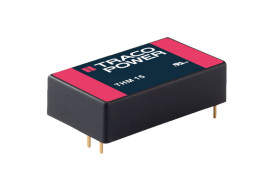 Konwerter DC/DC THM 15, Uwe 36V dc, Uwe 18V, Uwy 12 V dc, TRACOPOWER 1.25 A 15 W -40 °C 85 °C Otwór przelotowy