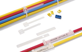 Identification sign, (L x B) 63 x 9 mm, PA, for cable maker, 151-41219